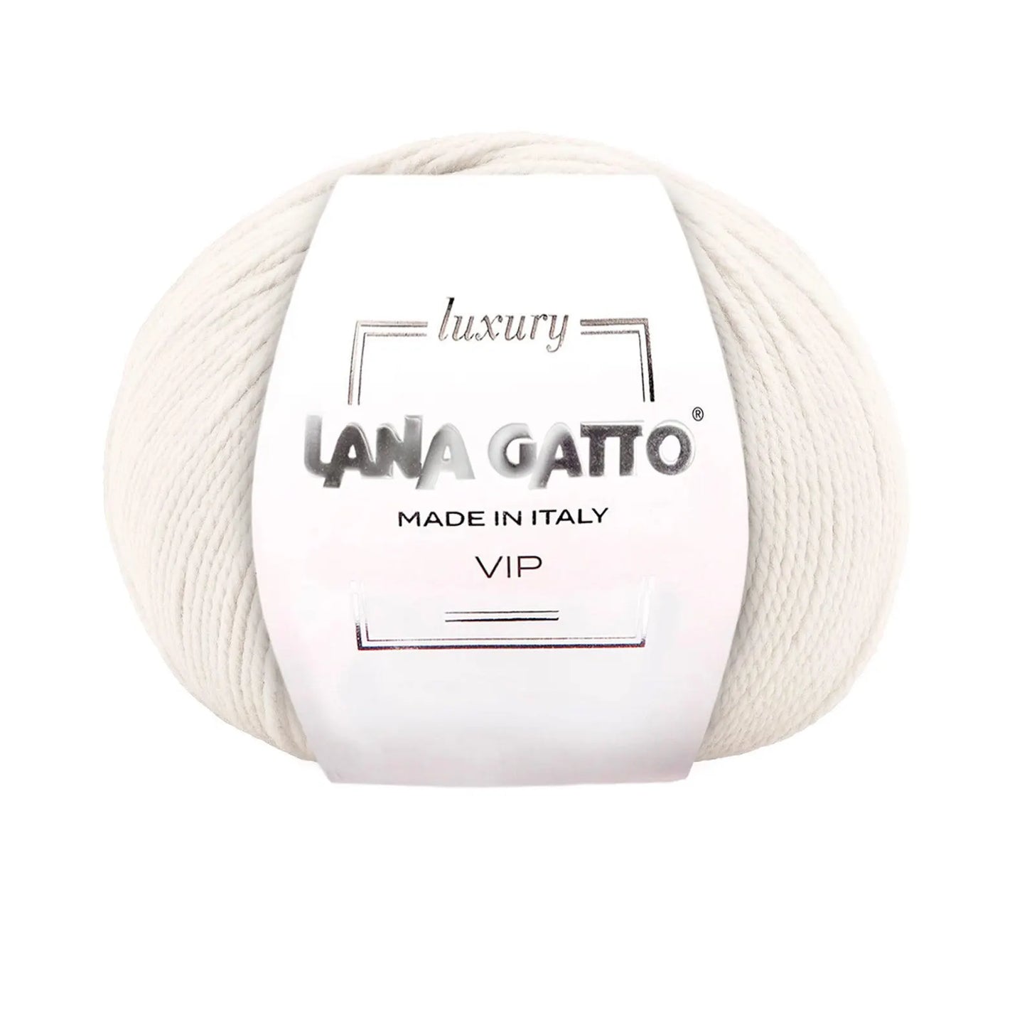 Ball of Extrafine Merino Wool and Cashmere, Lana Gatto Vip Line - Neutral Shades